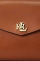 Lauren Ralph Lauren torebka skórzana 431915781 brązowy