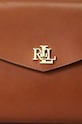 Lauren Ralph Lauren torebka skórzana 431915781 brązowy