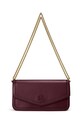 Lauren Ralph Lauren poseta de piele uni burgundia 431941874