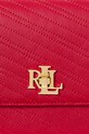 Usnjena torbica Lauren Ralph Lauren 431950822 rdeča