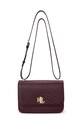 Lauren Ralph Lauren poseta de piele uni burgundia 431950822