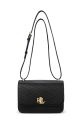 Lauren Ralph Lauren poseta de piele uni negru 431950822