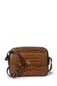Kožená kabelka Lauren Ralph Lauren usňová koža hnedá 431950824