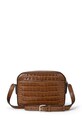 Doplnky Kožená kabelka Lauren Ralph Lauren 431950824 hnedá
