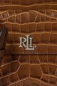 Kožená kabelka Lauren Ralph Lauren 431950824 hnedá