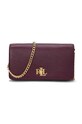 Lauren Ralph Lauren poseta de piele uni burgundia 432951212