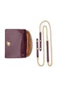 Lauren Ralph Lauren poseta de piele 432951212 burgundia