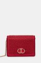 Twinset pochette applique rosso 242TL8033