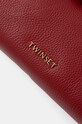 Kožená kabelka Twinset červená 242TD8373
