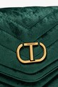 Twinset torebka welurowa zielony 242TD8260