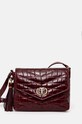 Twinset borsa a mano in pelle pelle fiore granata 242TD8391