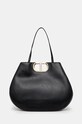 Τσάντα Twinset απομίμηση λείου δέρματος μαύρο 242TD8161