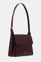 Кожаная сумочка A.P.C. sac virginie flap PXBRU.F61924 бордо SS26