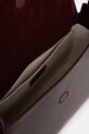 A.P.C. poșetă de piele sac virginie flap PXBRU.F61924 burgundia