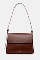 Кожаная сумочка A.P.C. sac virginie flap гладкий коричневый PXBRU.F61924