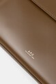 A.P.C. torebka skórzana sac virginie flap brązowy PXBRU.F61924
