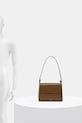 A.P.C. poșetă de piele sac virginie flap PXBRU.F61924