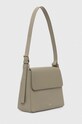 Kožna torba A.P.C. sac virginie flap PXBRU.F61924 zelena SS25