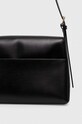 Akcesoria A.P.C. torebka skórzana sac virginie flap PXBRU.F61924 czarny