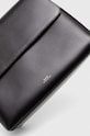 A.P.C. torebka skórzana sac virginie flap czarny PXBRU.F61924
