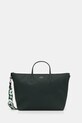 Τσάντα Lacoste λείο δέρμα πράσινο NF4753HN