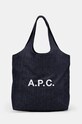 A.P.C. handbag Tote Ninon textile navy COCSX.M61565.IAI