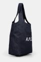 Τσάντα A.P.C. Tote Ninon COCSX.M61565.IAI σκούρο μπλε AW24