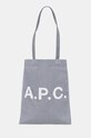 A.P.C. handbag Tote Lou strapless blue COHDO.M61442.IAA
