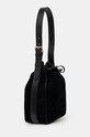 A.P.C. suede handbag Sac Alma PXBVP.F61879.LZZ black AW24