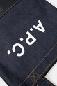 Torba A.P.C. Tote Axel Small mornarsko plava CODDP.M61568.IAK