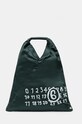 MM6 Maison Margiela torebka nie mieści A4 zielony S54WD0043.P7184