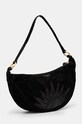 Accesorii Pepe Jeans geanta de mana din piele intoarsa NADINE EDEN PL031588 negru
