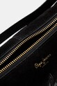 Semišová kabelka Pepe Jeans NADINE EDEN PL031588 černá