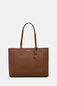 Kožená kabelka MICHAEL Michael Kors přírodní kůže hnědá 30F4G7XT7L