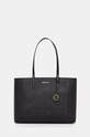 Шкіряна сумочка MICHAEL Michael Kors лицьова шкіра чорний 30F4G7XT7L