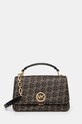 Torba MICHAEL Michael Kors imitacija zrnate kože crna 30F4GD8S6B