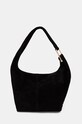 MICHAEL Michael Kors geanta de mana din piele intoarsa uni negru 30F4G2YL6S