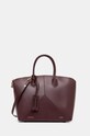Victoria Beckham poseta de piele uni burgundia B324AAC005750A