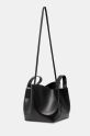 Accesorii Victoria Beckham poseta de piele B424AAC005986A negru