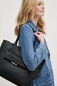 Τσάντα Calvin Klein απομίμηση λείου δέρματος μαύρο K60K612556