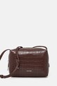 Calvin Klein torebka nie mieści A4 brązowy K60K612452