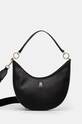 Kabelka Tommy Hilfiger jednofarebný čierna AW0AW16437
