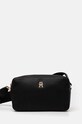Kabelka Tommy Hilfiger imitácia kože čierna AW0AW16439
