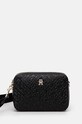 Kabelka Tommy Hilfiger imitácia kože čierna AW0AW16470