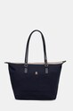 Сумочка Tommy Hilfiger гладкий темно-синій AW0AW16480