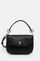 Kabelka Tommy Hilfiger imitácia kože čierna AW0AW17022