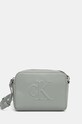 Kabelka Calvin Klein Jeans imitácia kože sivá K60K612726