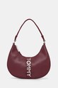 Kabelka Tommy Jeans hladký burgundské AW0AW16510