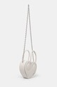 Сумочка AMBUSH Crackle Heart Top Handle Bag BWNP028F24LEA0010100 серый AW24