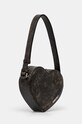 Сумочка AMBUSH Crackle Heart Shoulder Bag BWNN006F24LEA0011000 чёрный AW24